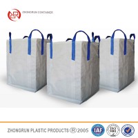 ZR CONTAINERS -1 Ton Bulk Bag Builders Rubble Sack Jumbo Waste Storage Bag REUSABLE 90x90x120cms