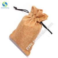 Natural Eco Friendly Small Drawstring Jute Gift Bag,Jute Bag