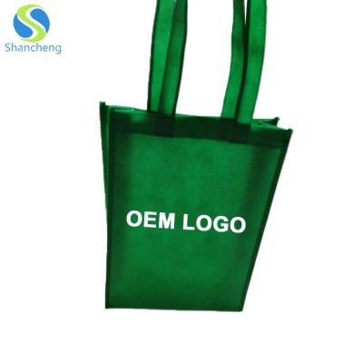 Promotional cheap customized foldable eco fabric tote shopping personalized non woven bag