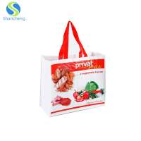 China brand shop reusable pp non woven promotional cloth packing bag