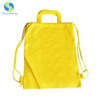 New products non woven students drawstring shoulder school backpack bag