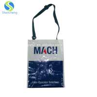 High quality shoulder laminated non woven shoulder strap bag