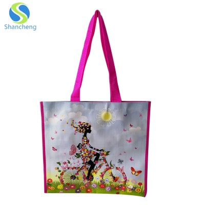 High Quality PP Woven Bags With Handle Fruits And Vegetables Shopping Bags